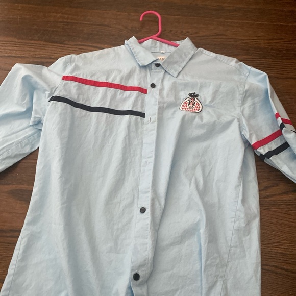 Light Blue XL button up - Picture 3 of 3